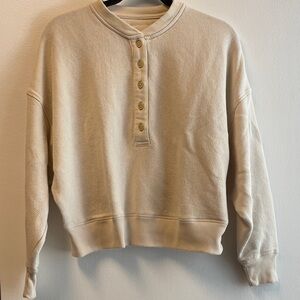 American Eagle button front sweatshirt